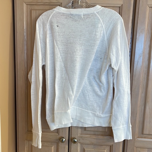 Wildfox I Pizza NY long sleeve distressed shirt - Picture 2 of 3